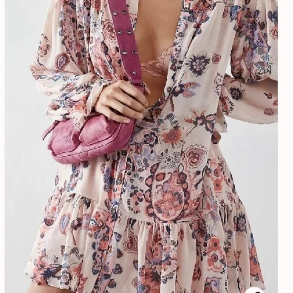 NWOT Free People Ibiza Nights mini dress Sz M.  Never used or worn - Picture 6 of 13